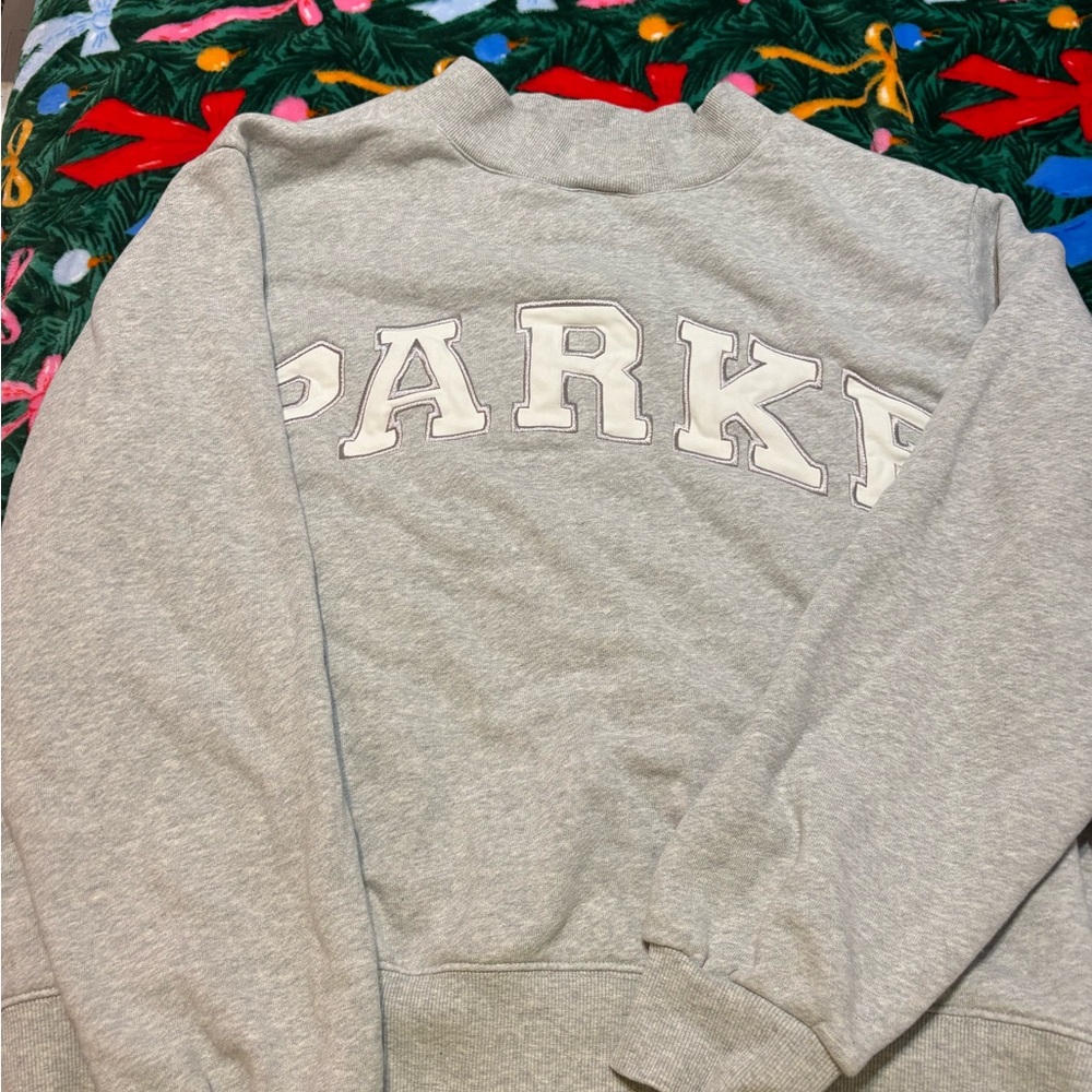 Parke Women's Light Gray Crewneck Sweater